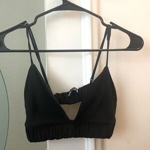 Zara Black Bralette Top